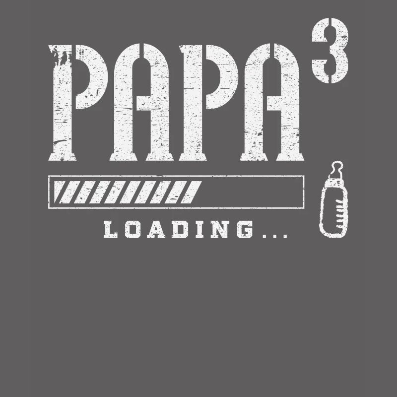 Werdender Papa, drittes Kind, Papa hoch 3 loading