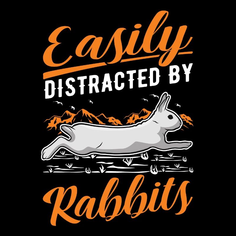 Facilement distrait par Rabbits Rabbit Rabbit
