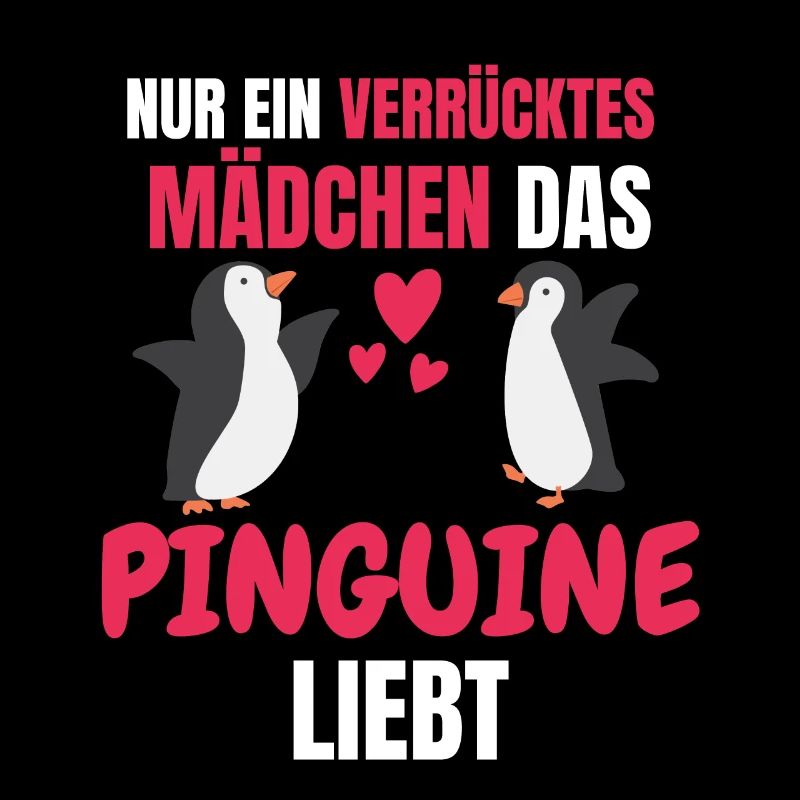 Zoo Tier Vogel Mädchen Lustiges Geschenk Pinguin