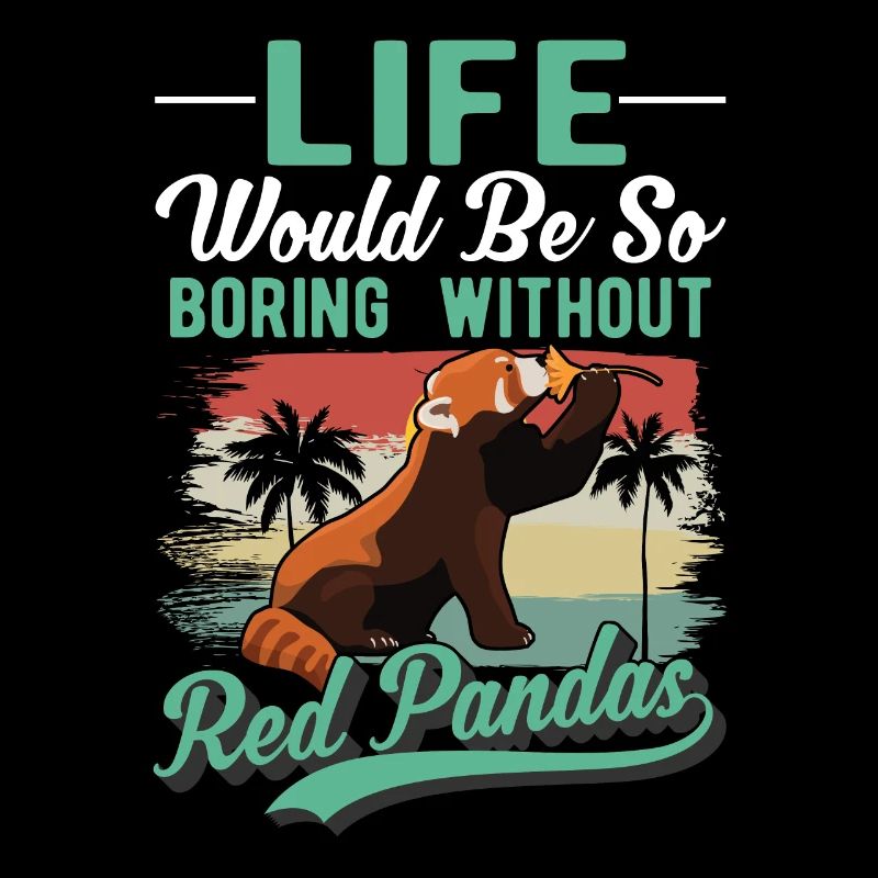 Red Panda Cadeau Chat Ours Panda Rouge