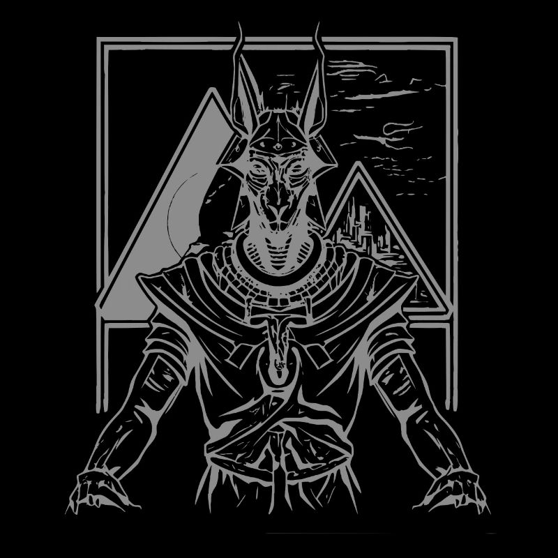 Dieu égyptien Anubis Pyramides Egypte ancienne Mytholo