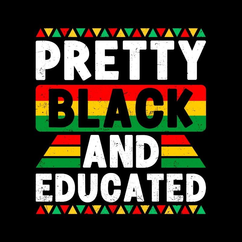 Pretty and educated african Design