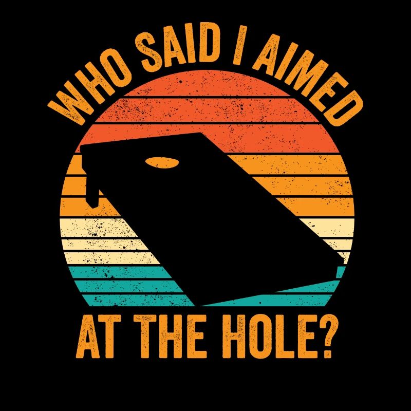 Funny Cornhole Corn Hole Retro