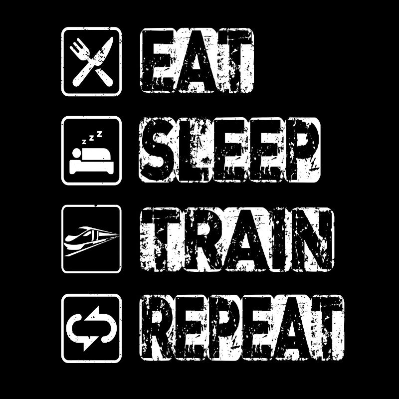 Manger le sommeil Train Répéter
