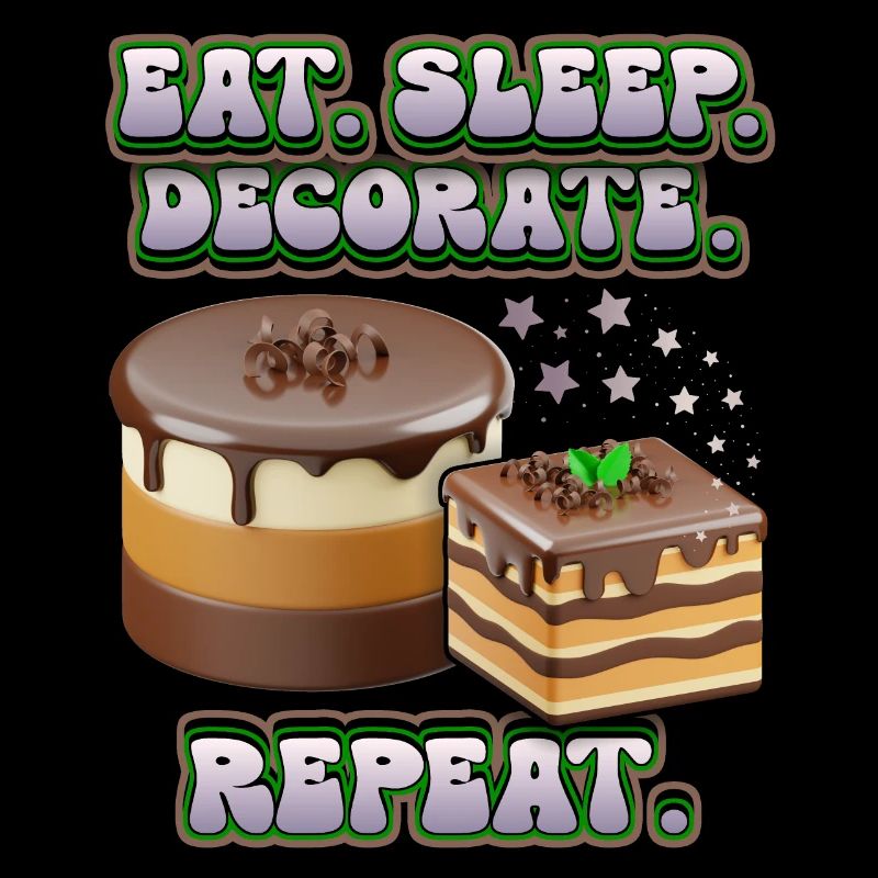 Cake decoration, cake and pie decorating, saying
