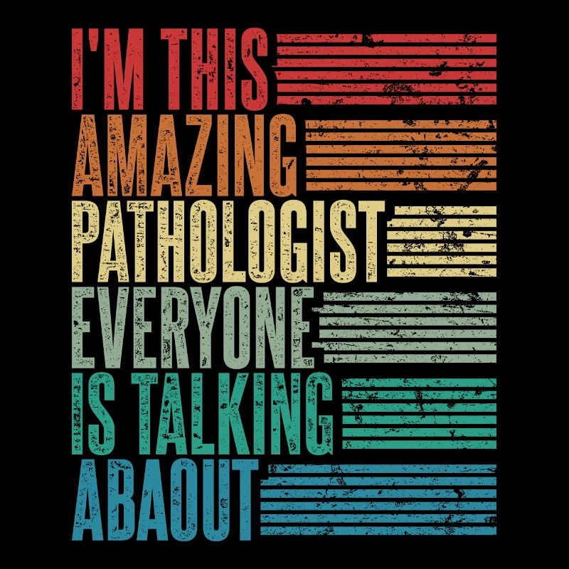 Vintage Pathologiste Pathologiste Cadeau Rétro