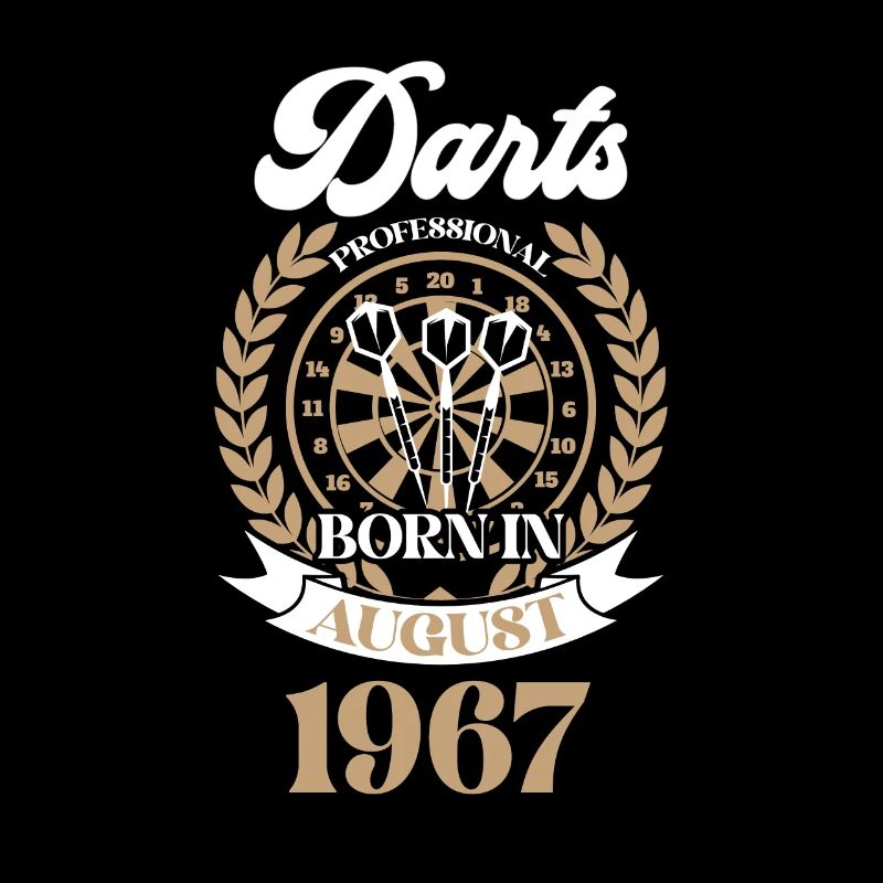 Dart Oldtimer 1967 Geburtstag Darten Darts Spruch