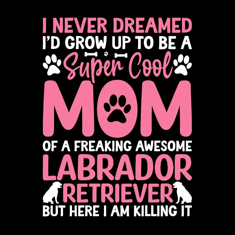 Drôle de maman Labrador