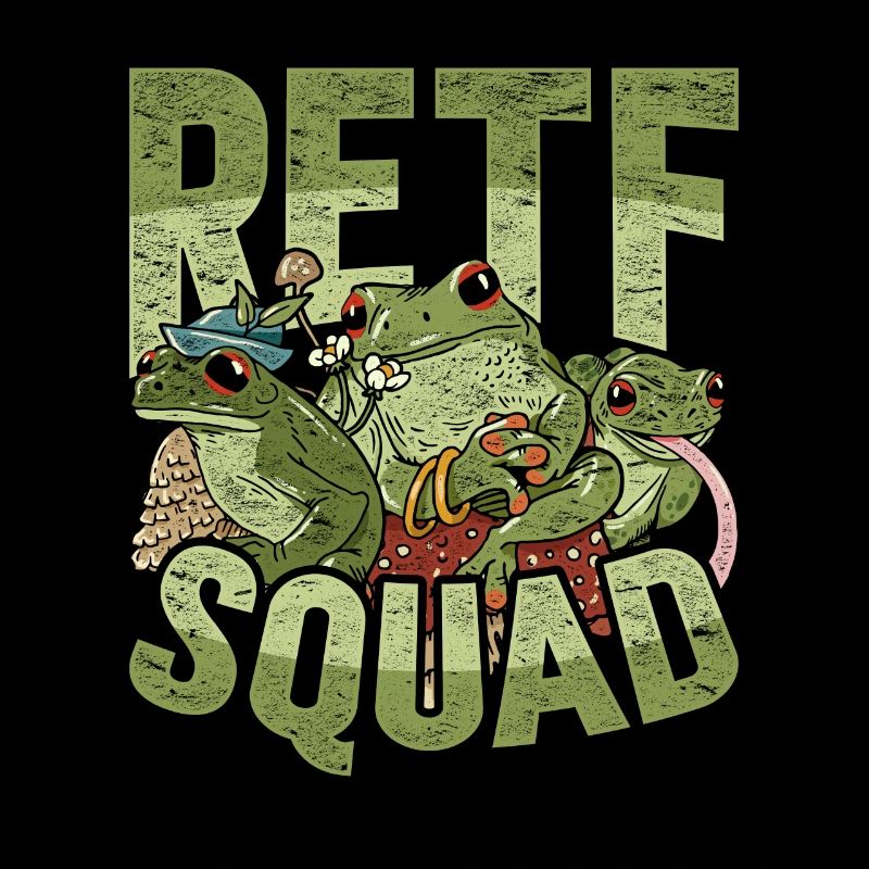 Frosch Rotaugenlaubfrosch RETF Squad