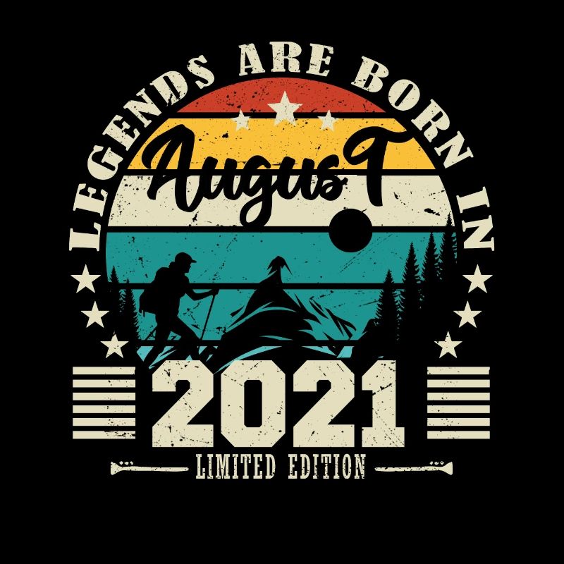 August 2021. Birthday gift August 2021. August