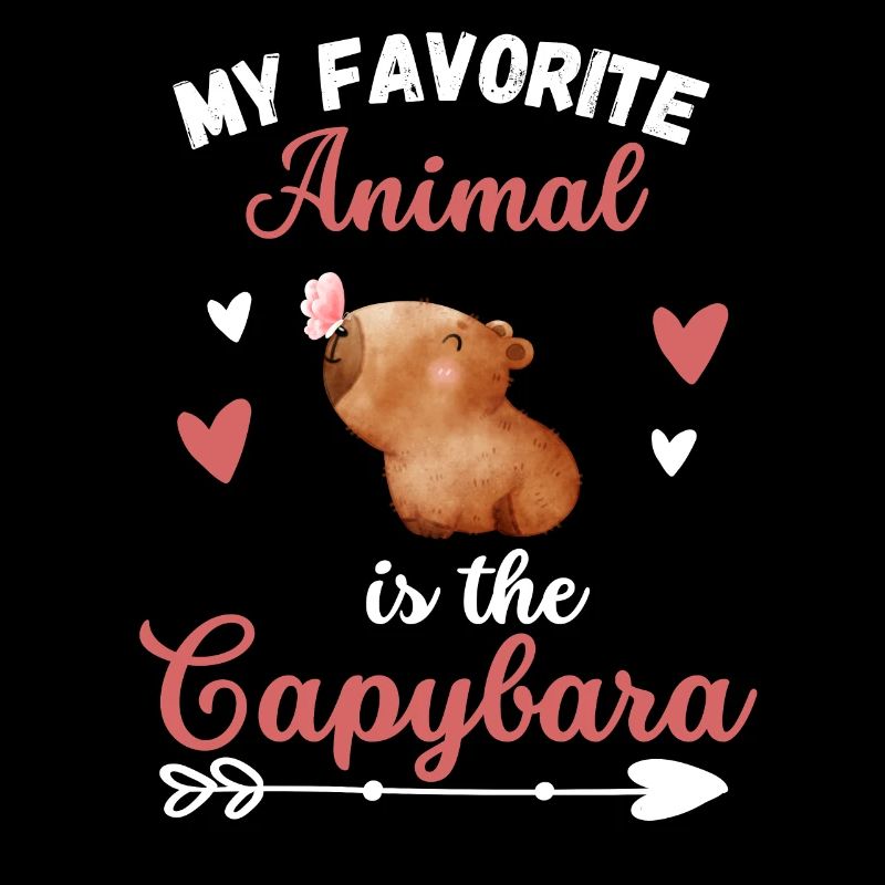 Rongeur Mon animal préféré est le capybara