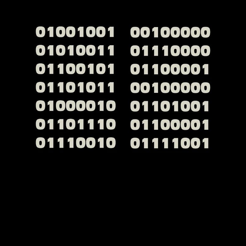 Je parle code binaire drôle d’informaticien Codeur