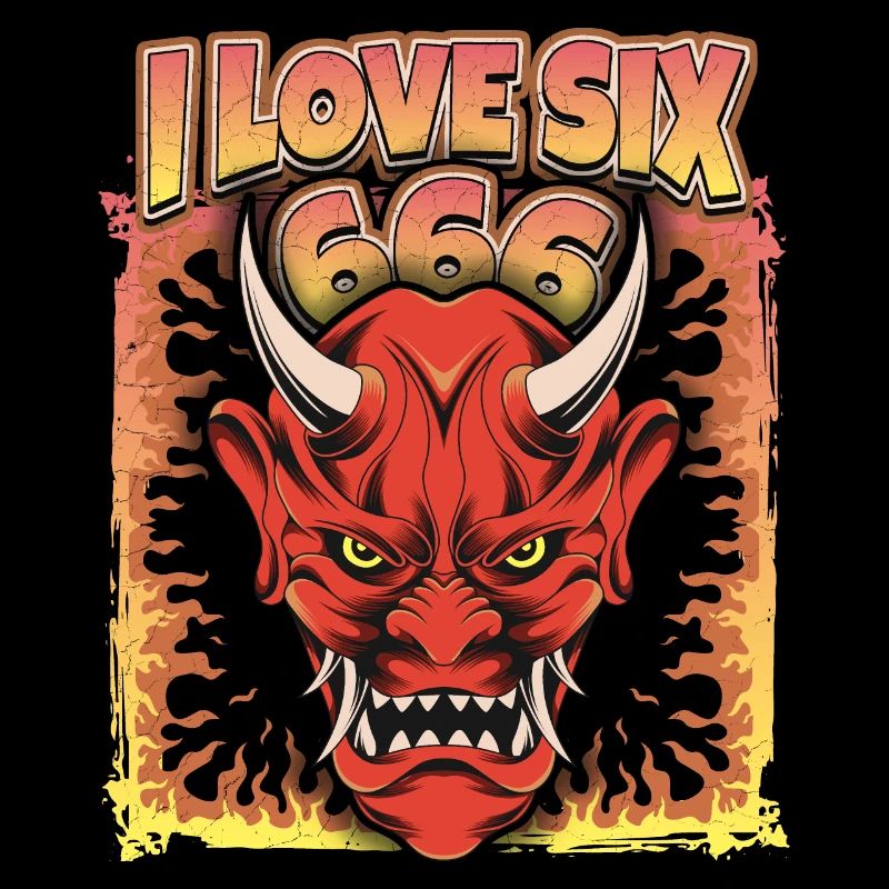 Teufel-Devil, Satan Spruch 666
