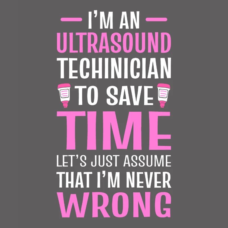 Ultraschalltechniker Ich bin ein