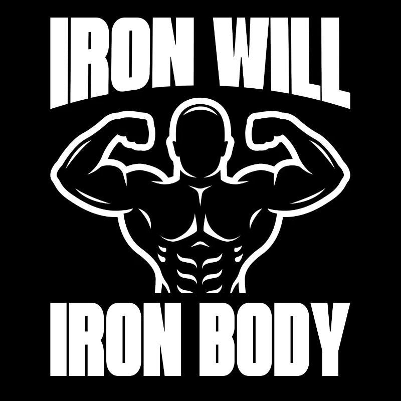 Iron Will Iron Body Weightlifting Workout Exercise