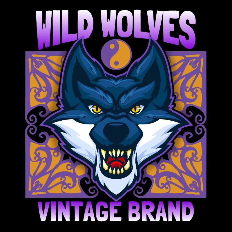 Wilder Wolf, Wolf Portrait, lustiger Wolfskopf