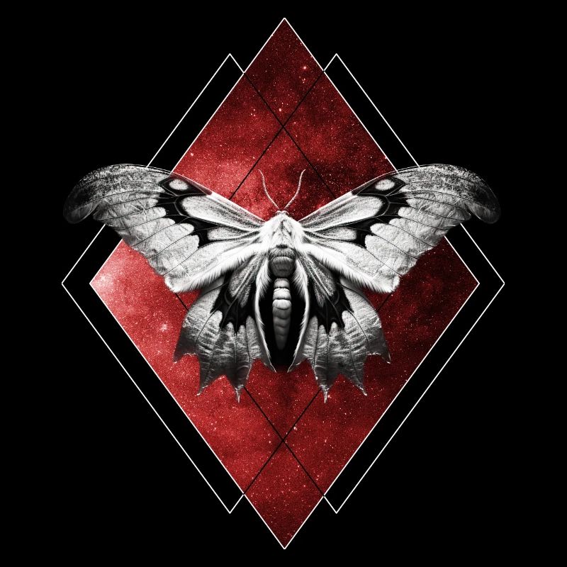 Celestial Moth Space Butterfly Galaxy Y2K Gothic E