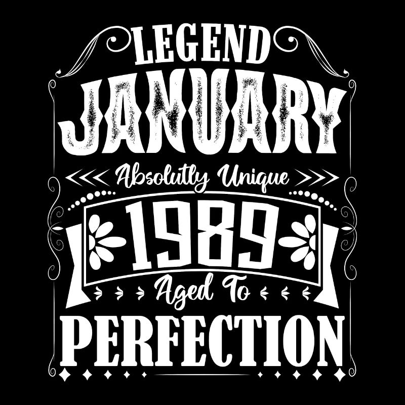 Januar 1989. Januar 1989 Geburtstagsgeschenk.