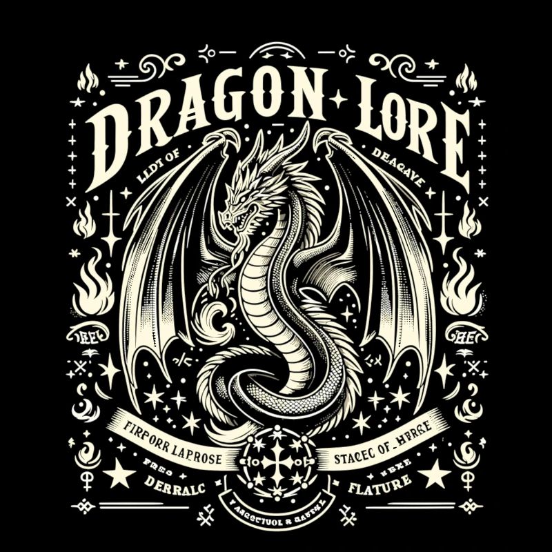 Mythischer Feuerdrache