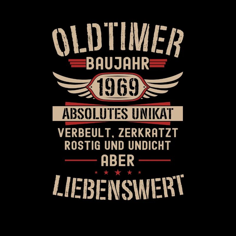 55. Geburtstag 55 Jahre Oldtimer Geschenk 1969