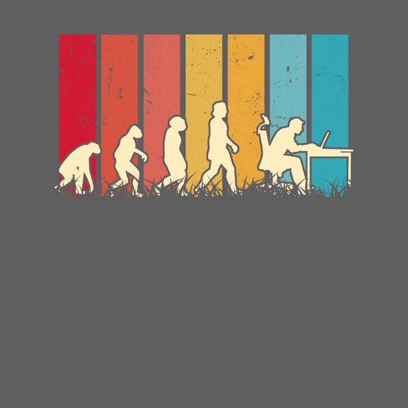 Informatiker Evolution Programmierer Nerd