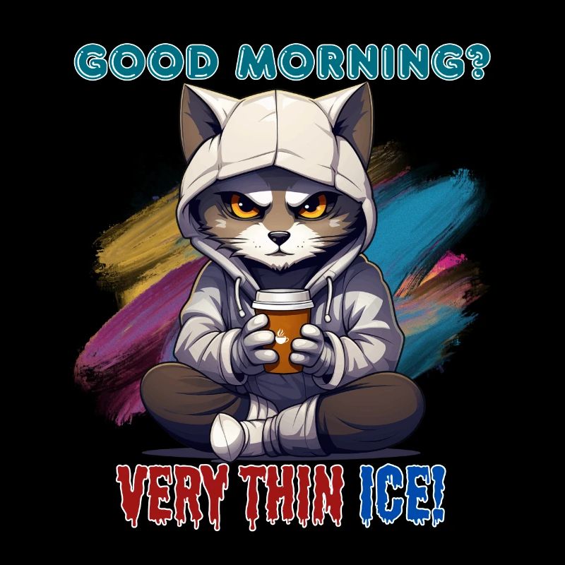 Good morning? Very thin ice! Humor, Spaß, Fun,