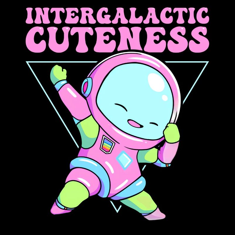 Intergalactic Cuteness Kawaii Alien Dabbing Outer