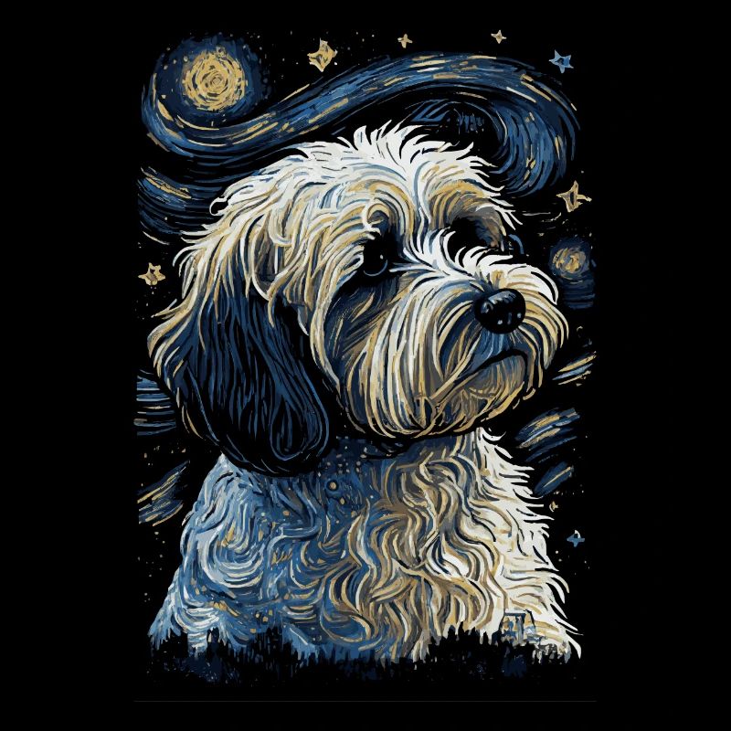 Havanese Starry Night