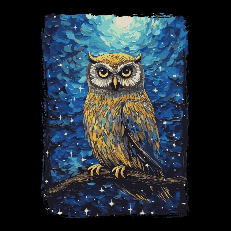 Eule Starry Night
