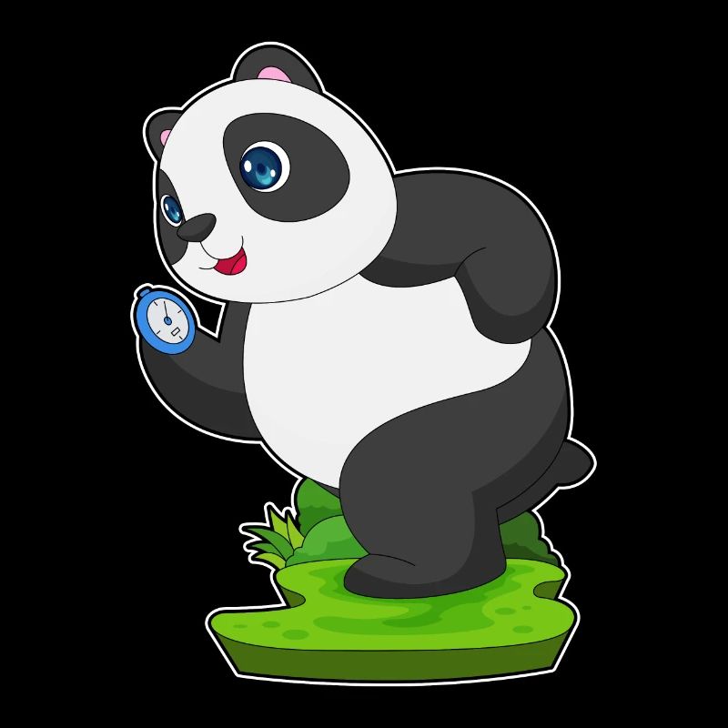 Panda Jogger Stoppuhr Joggen