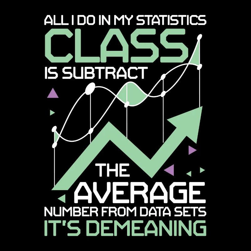 My Statistics Class Subtract The Average Number