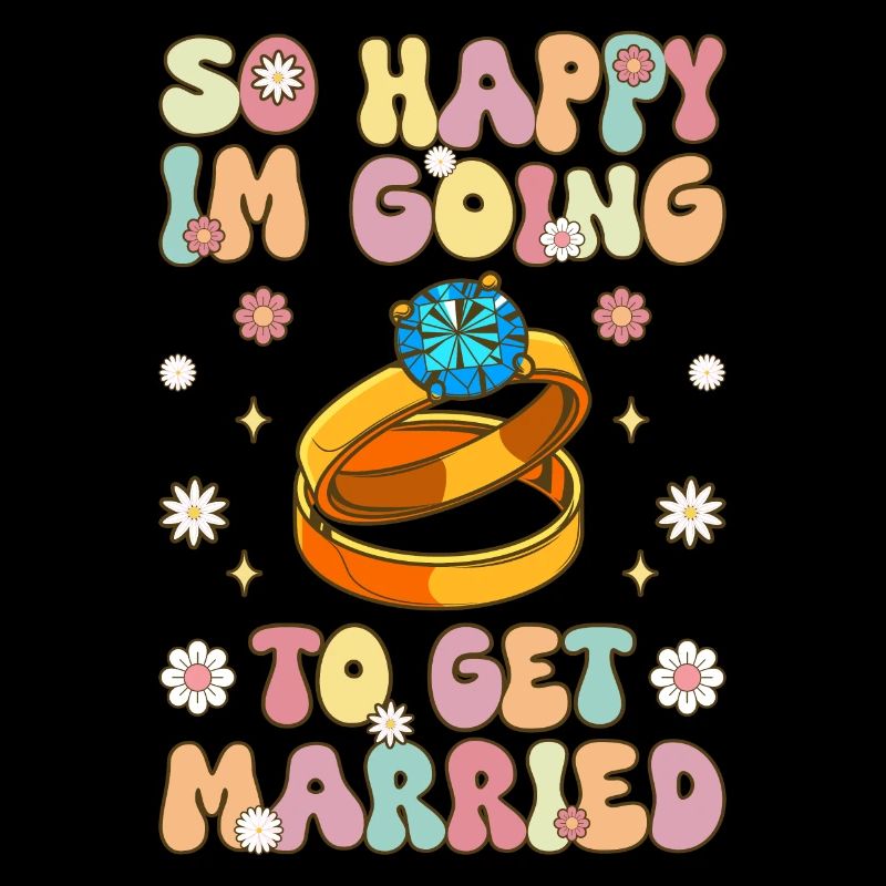Im Going To Get Married Groovy Bridal Party Bride