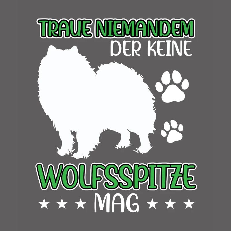Wolfspitz don't trust Keeshond