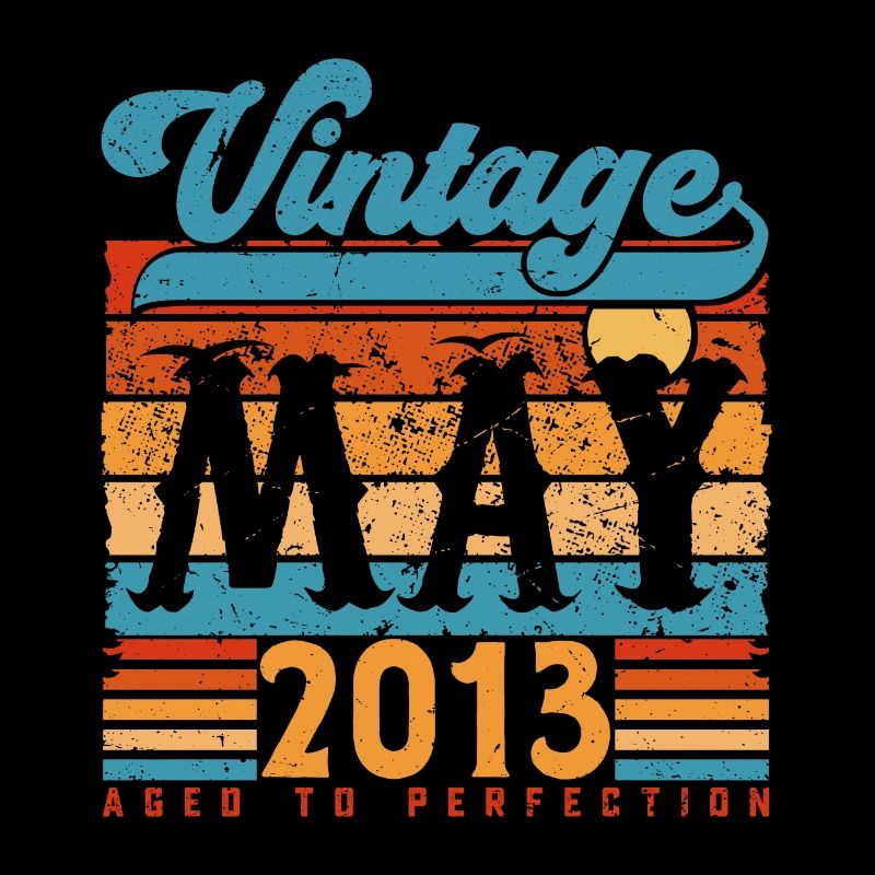 May 2013, May 2013 Vintage Birthday Gift.