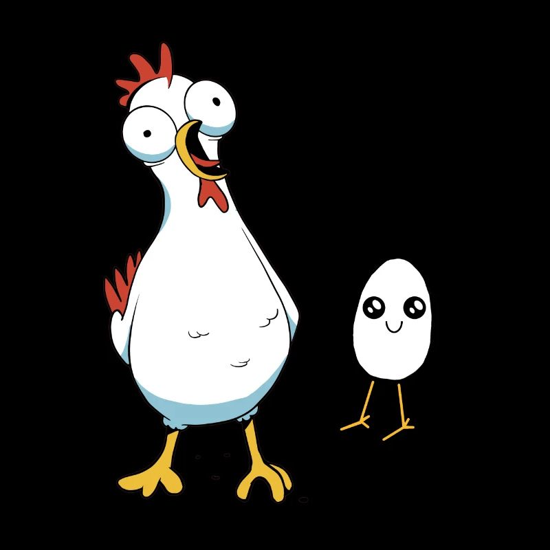 Poule, poule, oeuf, oeufs, poussin, bébé, volaille, poulets
