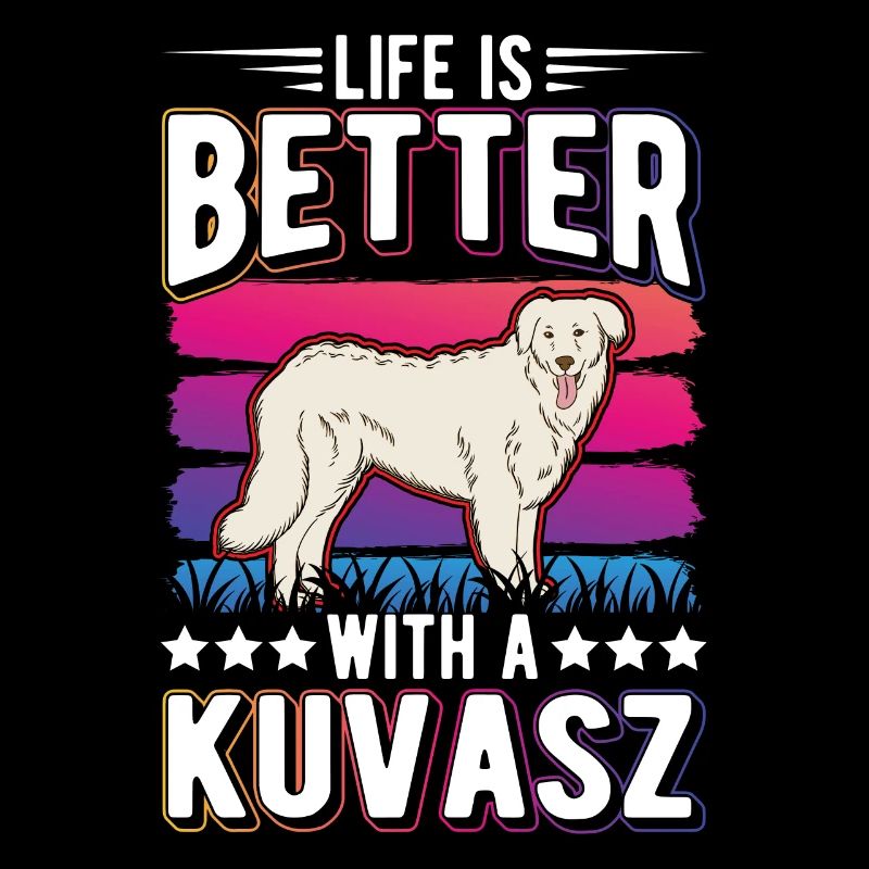 Das Laben ist besser mit Kuvasz