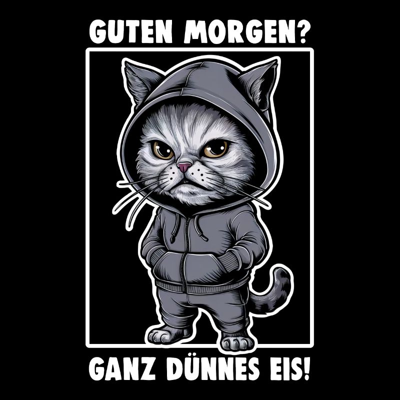 Annoyed Cat Funny Cat Design Saying