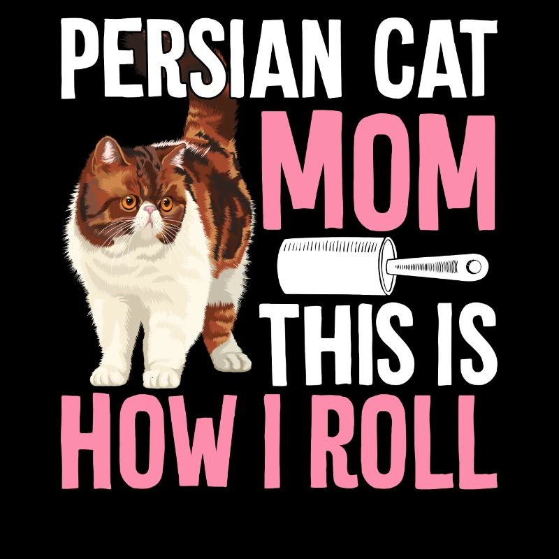 Chat persan maman c’est comme ça que je roule chat maman
