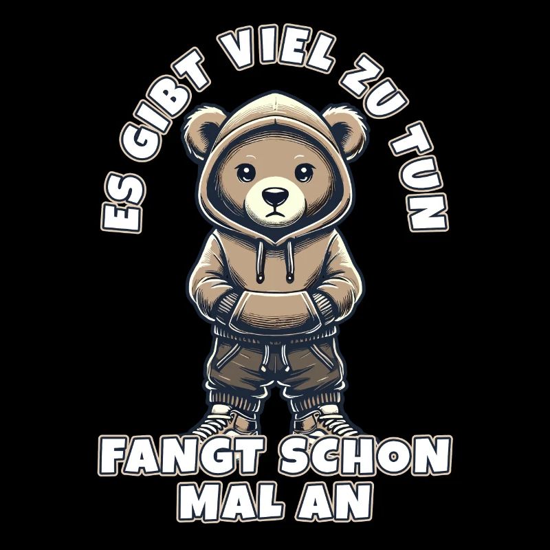Lustiger Spruch Büro Chef Sarkasmus Teddybär
