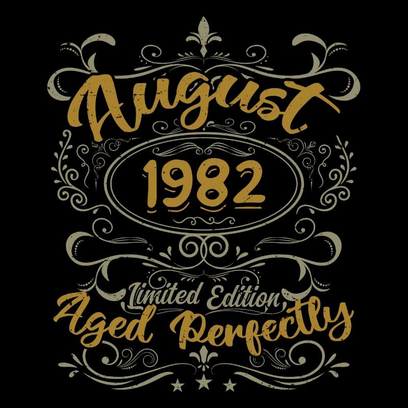 August 1982 August Geburtstagsgeschenk 1982 August 1982