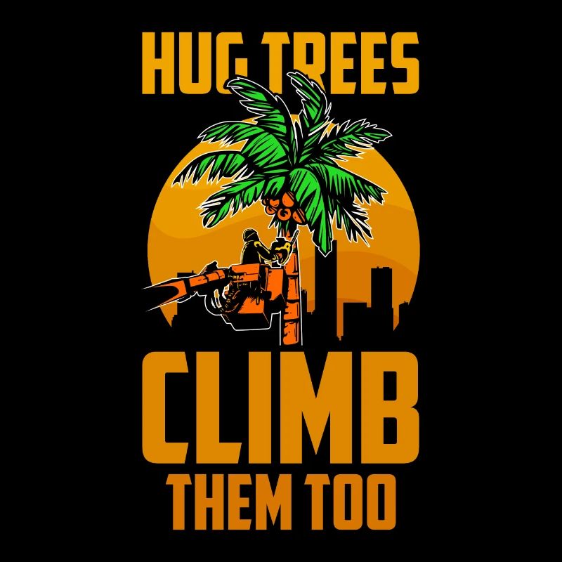 Arborist Baumpfleger Baumkletterer Baumklettern