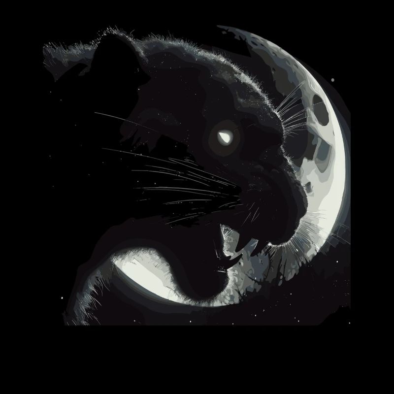head in the moonlight