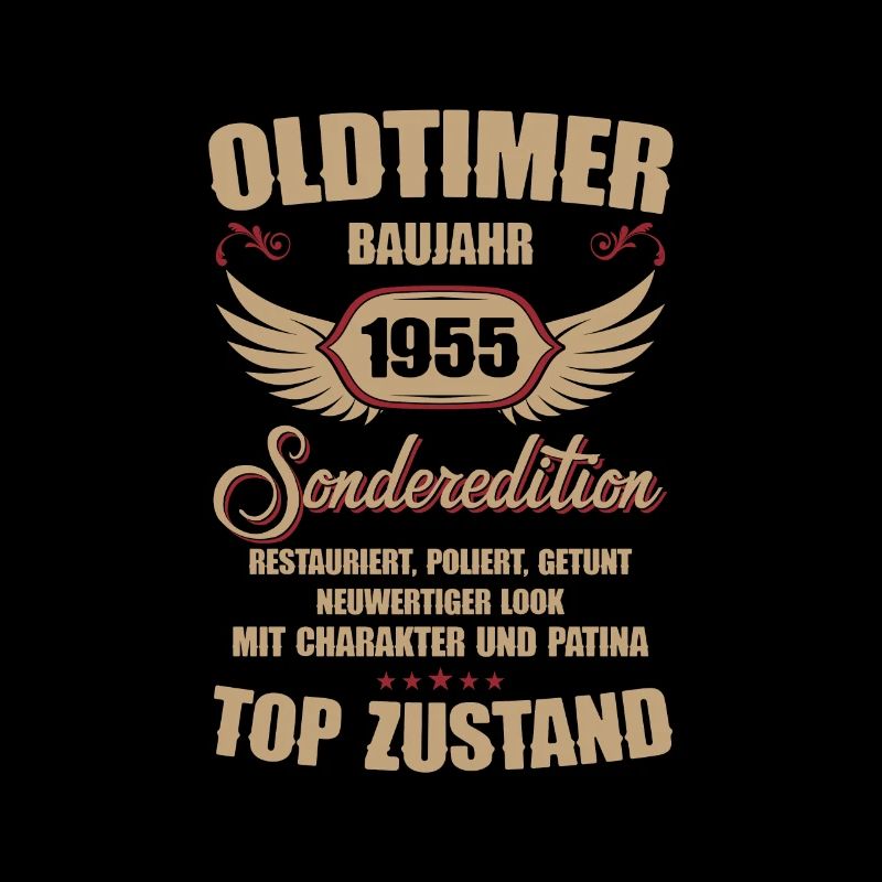 69. Geburtstag 69 Jahre Oldtimer Geschenk 1955