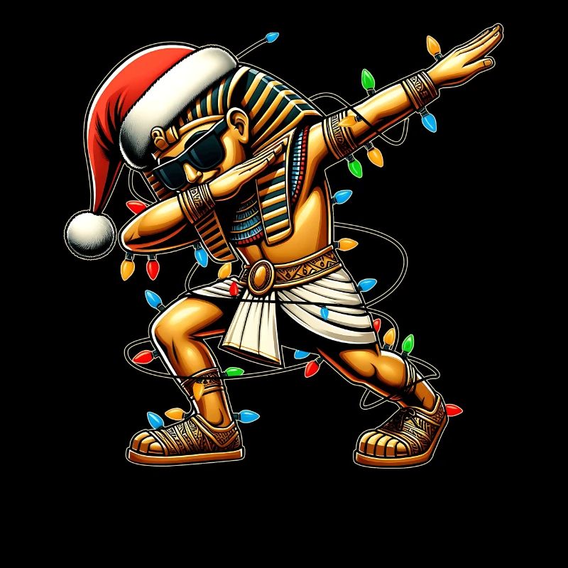 Dabbing Pharaon Roi Tut Lunettes de soleil Cute Weihnac