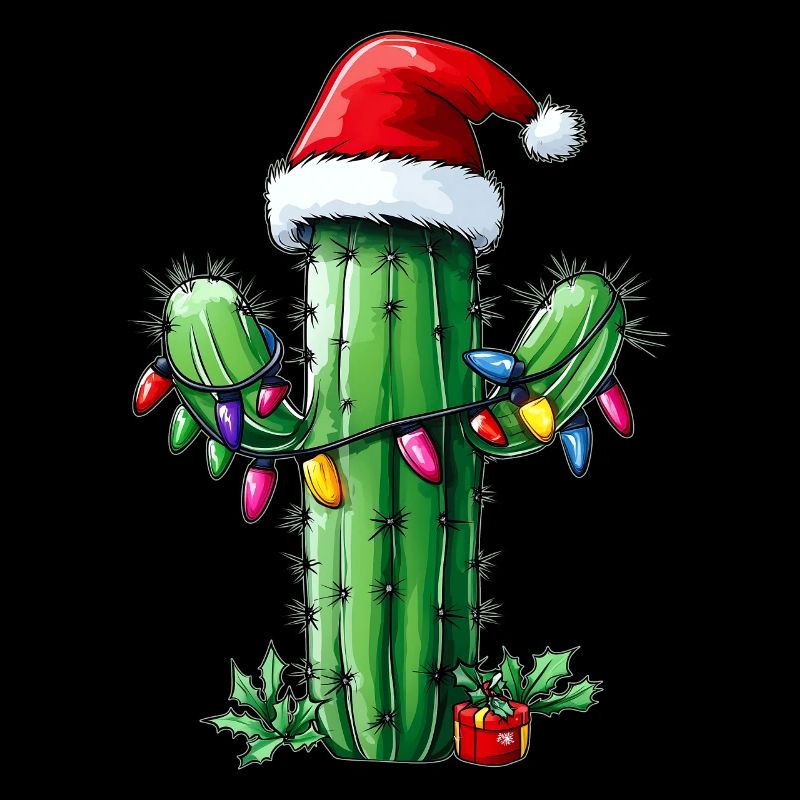 Cactus Christmas Hat Xmas