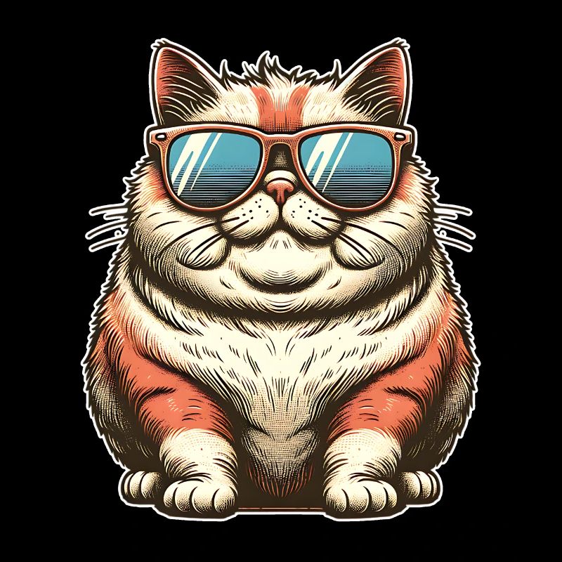 Gros chat frais
