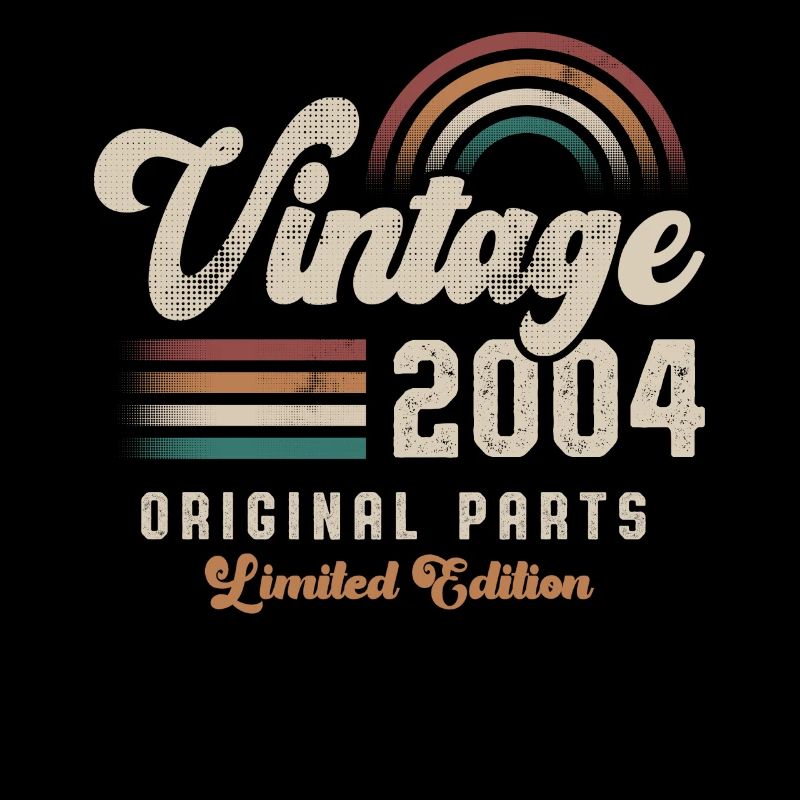 Vintage 2004 Anniversaire Rétro