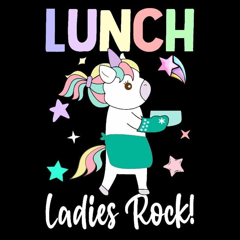 Déjeuner mesdames rock ! Déjeuner Lady Cafeteria Crew
