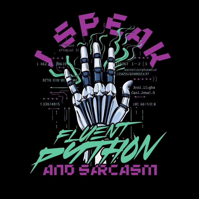 Linguiste informaticien, Python courant et sarcasme