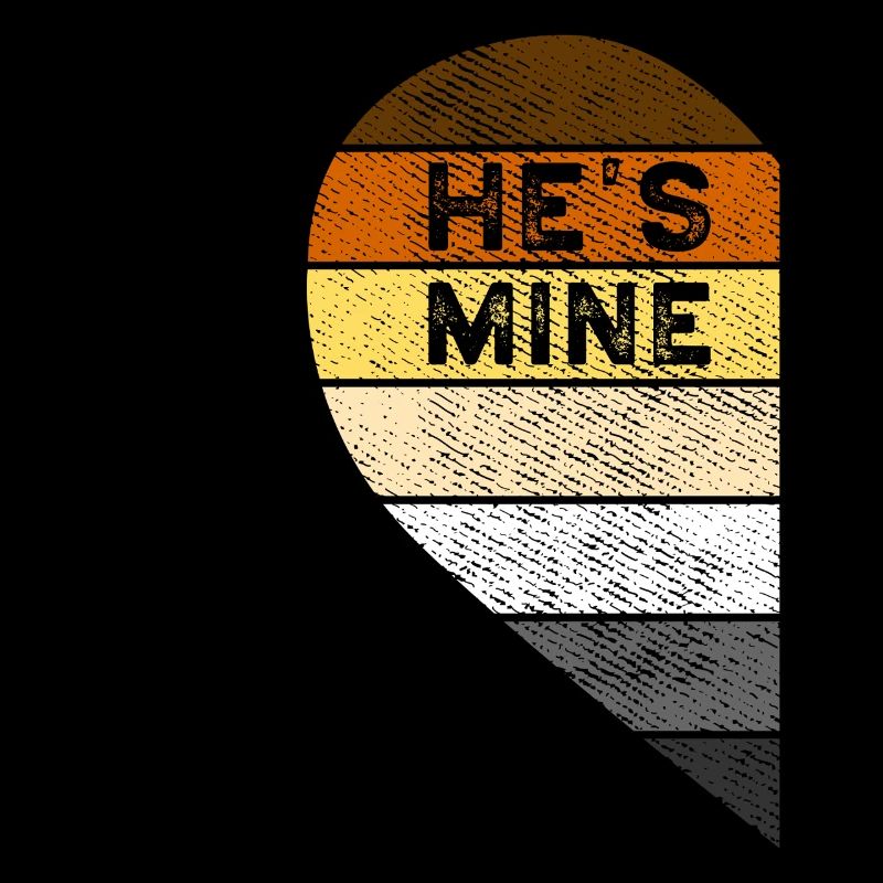 Bären Pride Partner Herz I'm His He's Mine Set